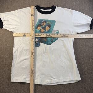 Beatles 1996 Vintage Men’s Lunchbox Thermos Ring T-shirt XL 23x28